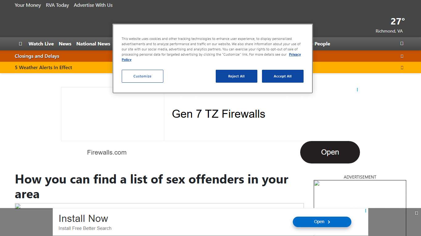 How you can find a list of sex offenders in your area